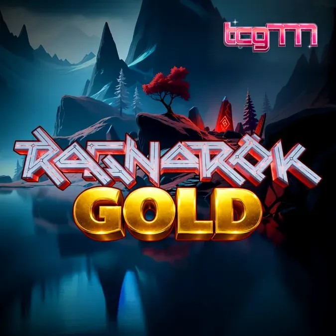Tampilan visual slot Ragnarok Gold dengan latar belakang apokaliptik Norse